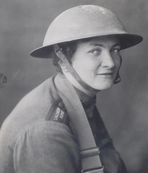 Helen Purviance as a young officer of the Salvation Army, circa 1918.