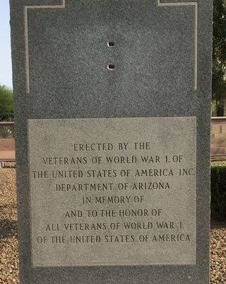 Arizona world war 1 memorial