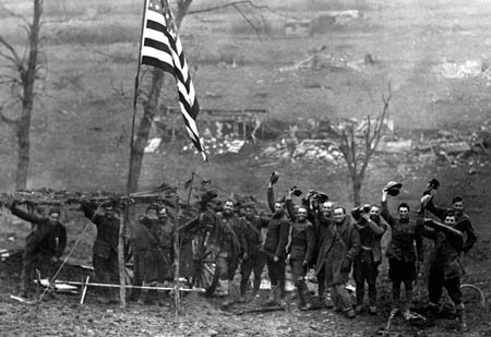 Wave Flag In The FIeld