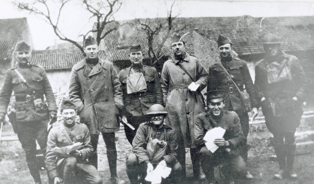 166th Officers in France