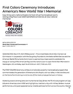 what is the first color ceremony thumb