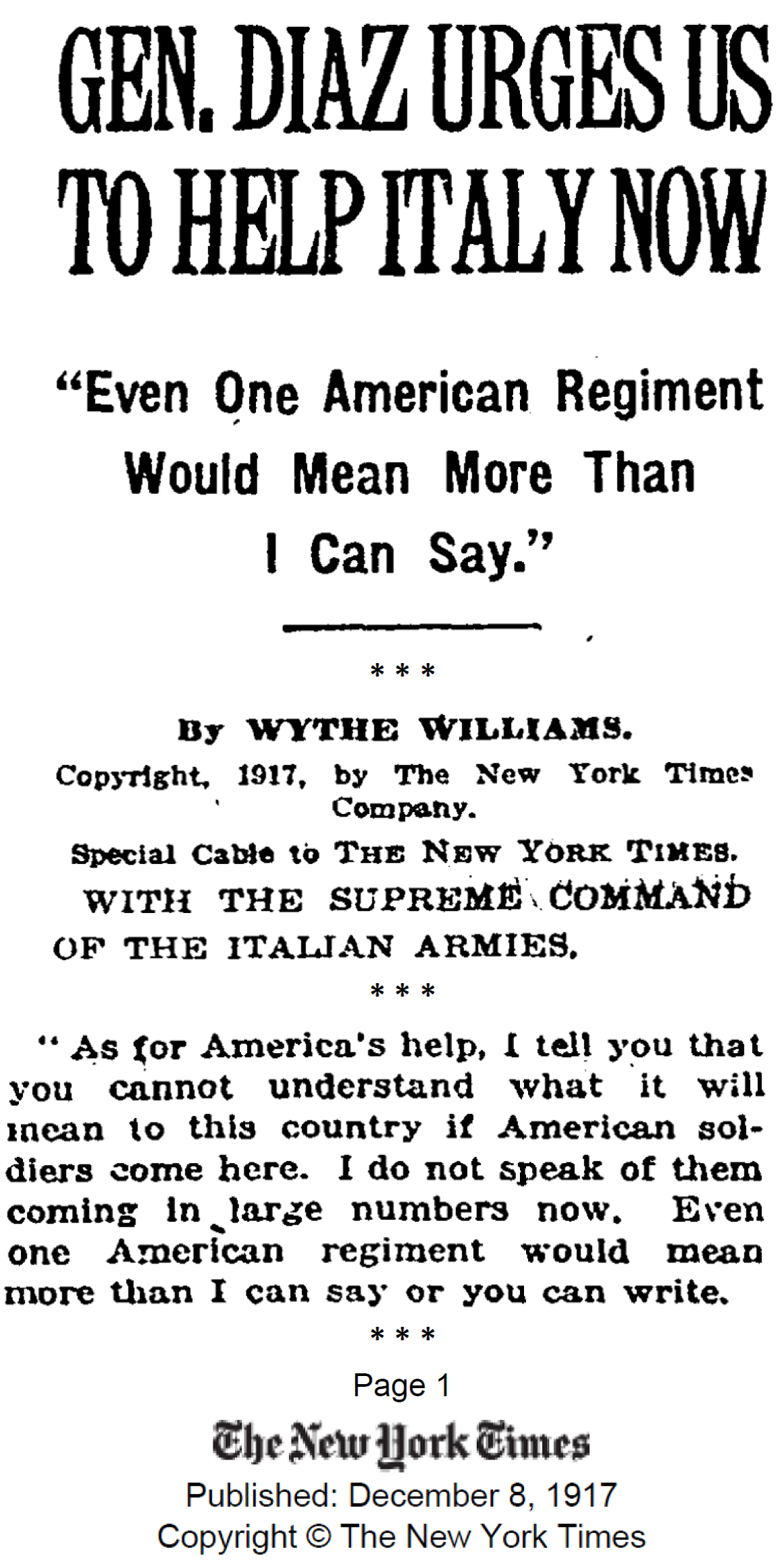 Diaz NYTimes Dec1917
