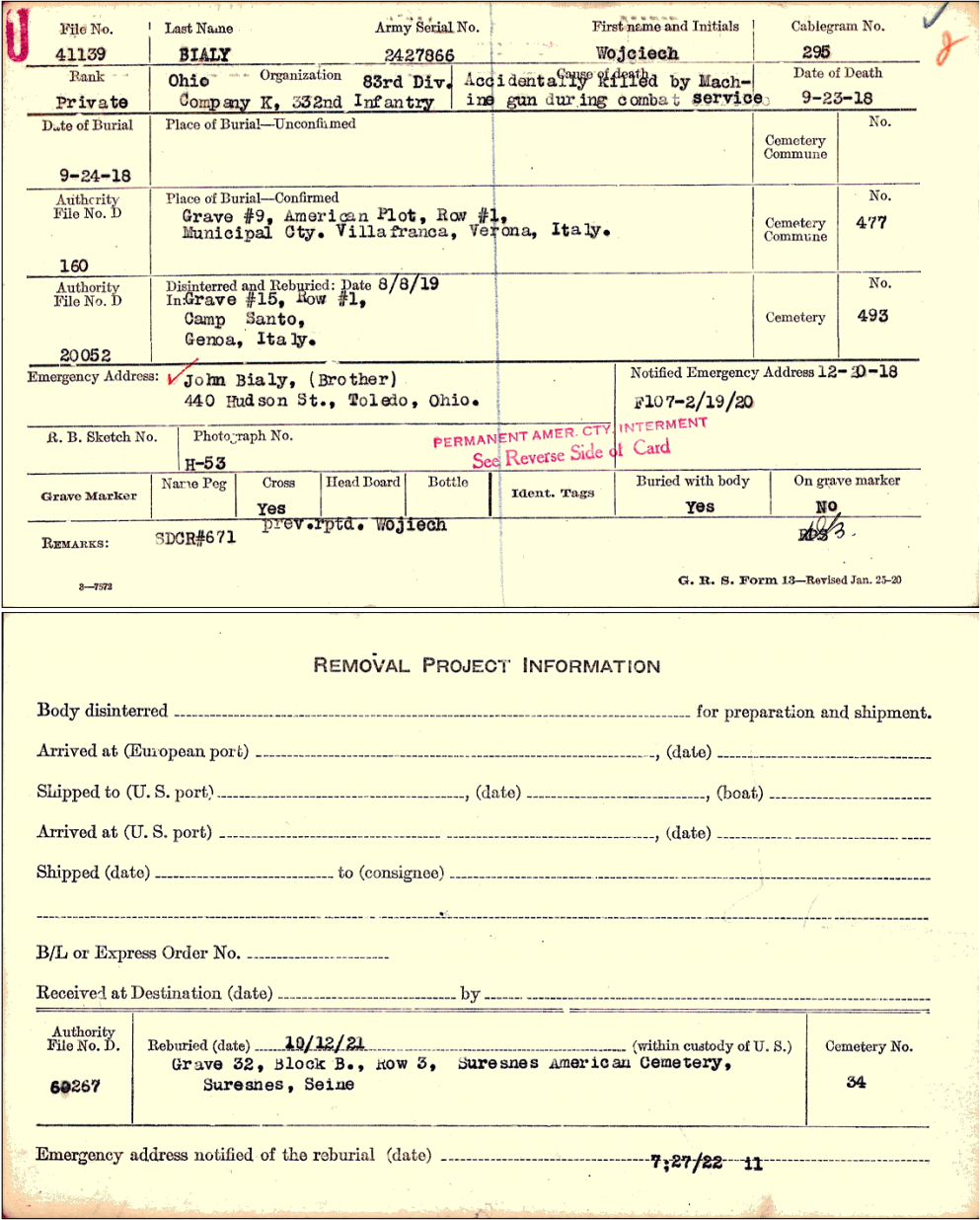 BIALY burial record3