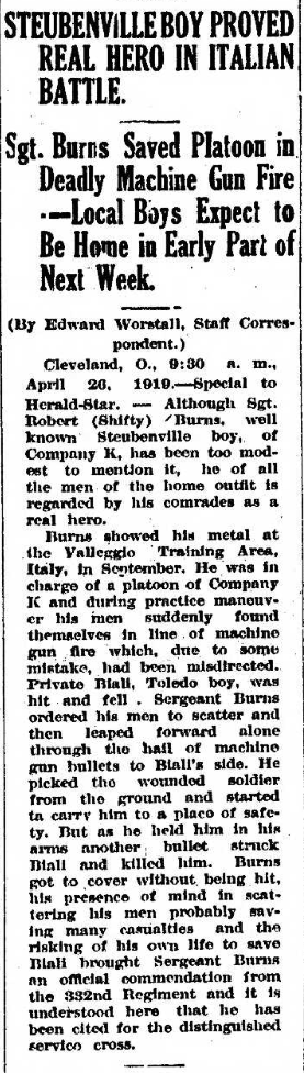 Steubenville Herald Star April 26 1919 Front p