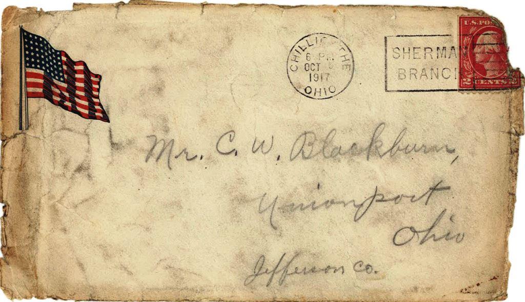 CampSherman05Oct1917env