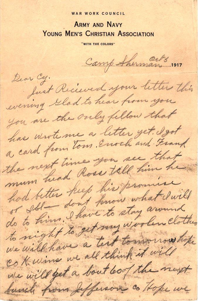 CampSherman05Oct1917p1