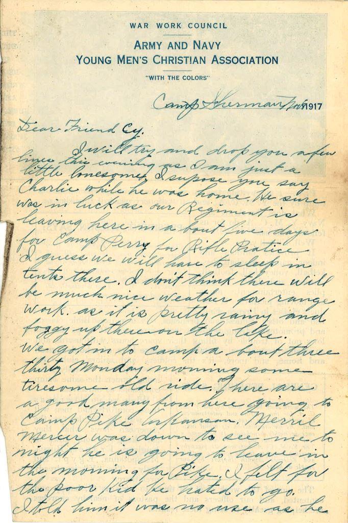Camp Sherman Nov 8 1917p1