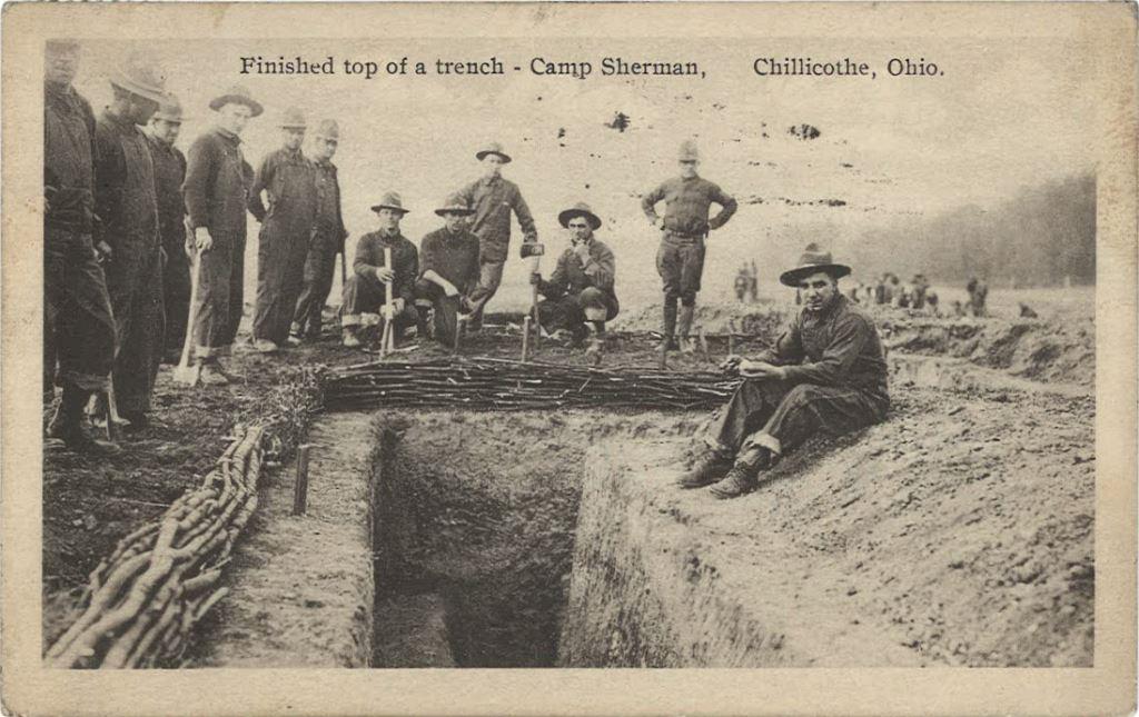 CampShermanPostcard12Jan1918front