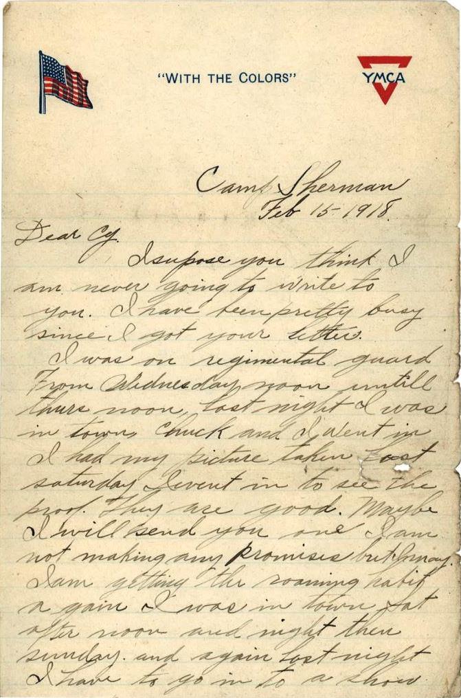 CampSherman15Feb1918p1
