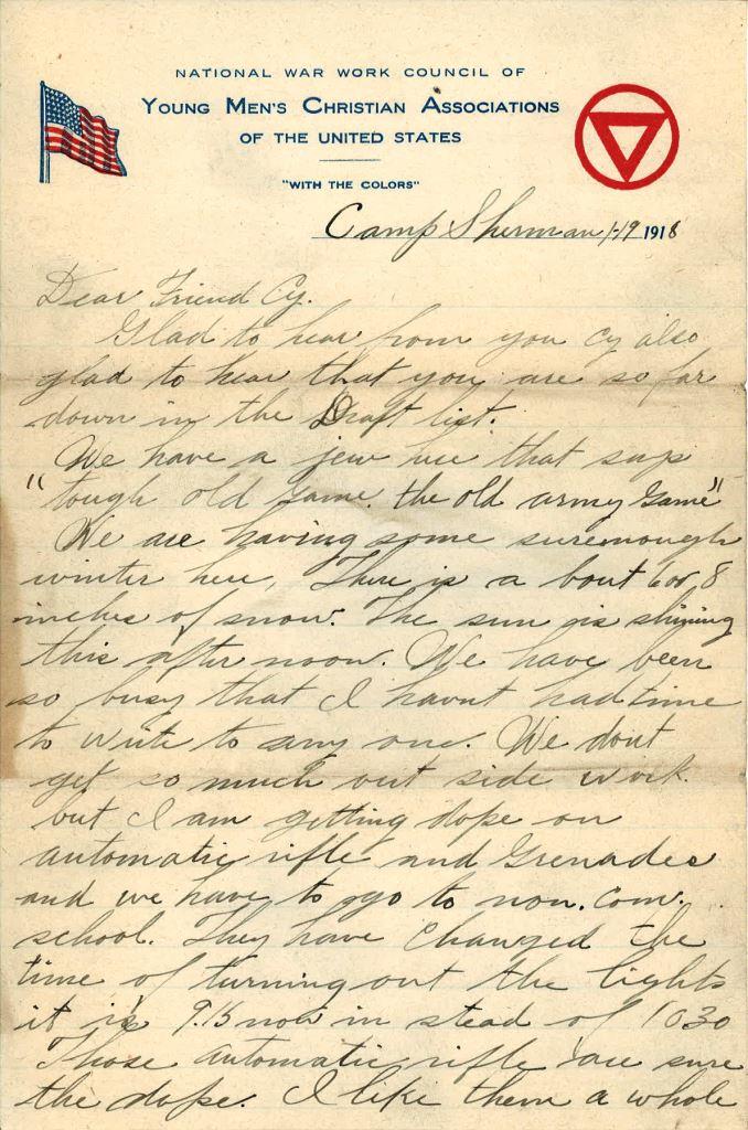 CampSherman19Jan1918p1