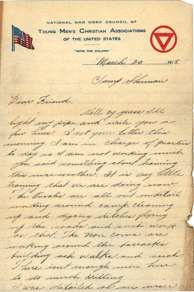CampSherman20Mar1918p1