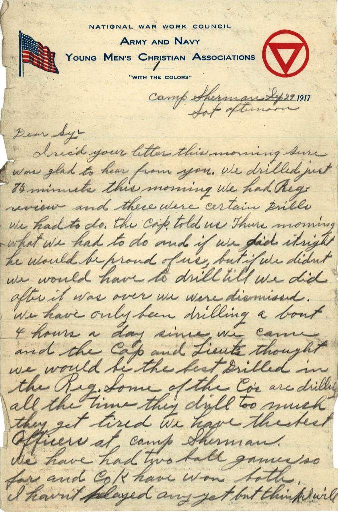 CampSherman29Sept1917p1