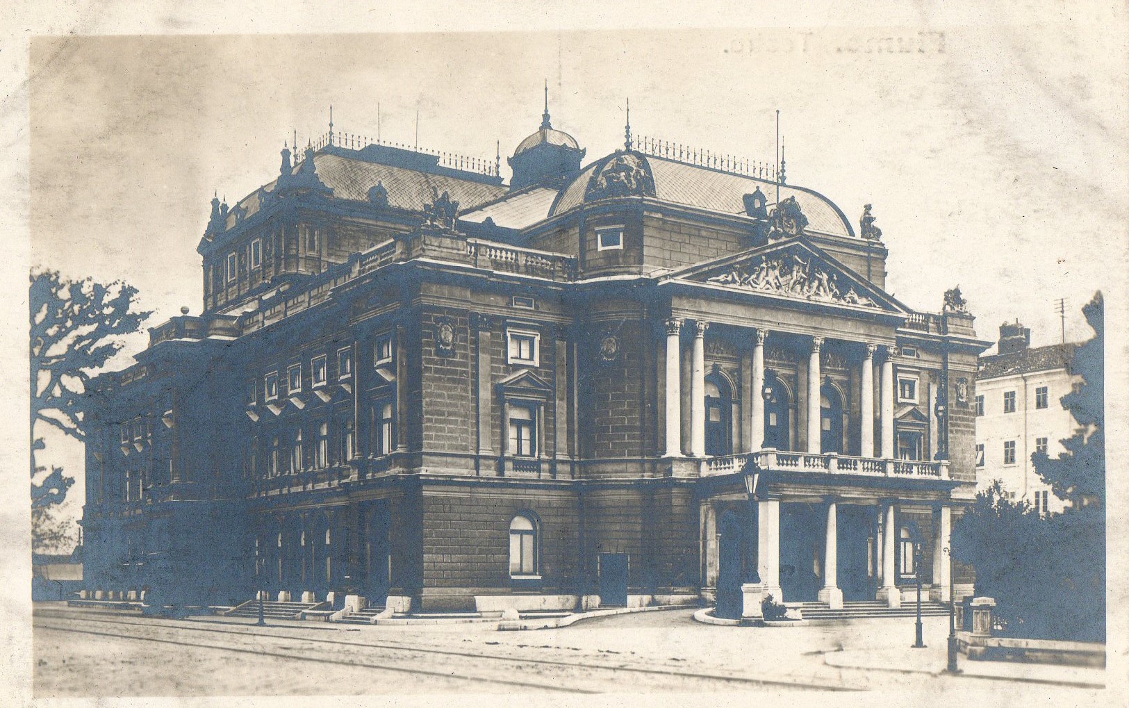 HALLETT Fiume Theatro 1914