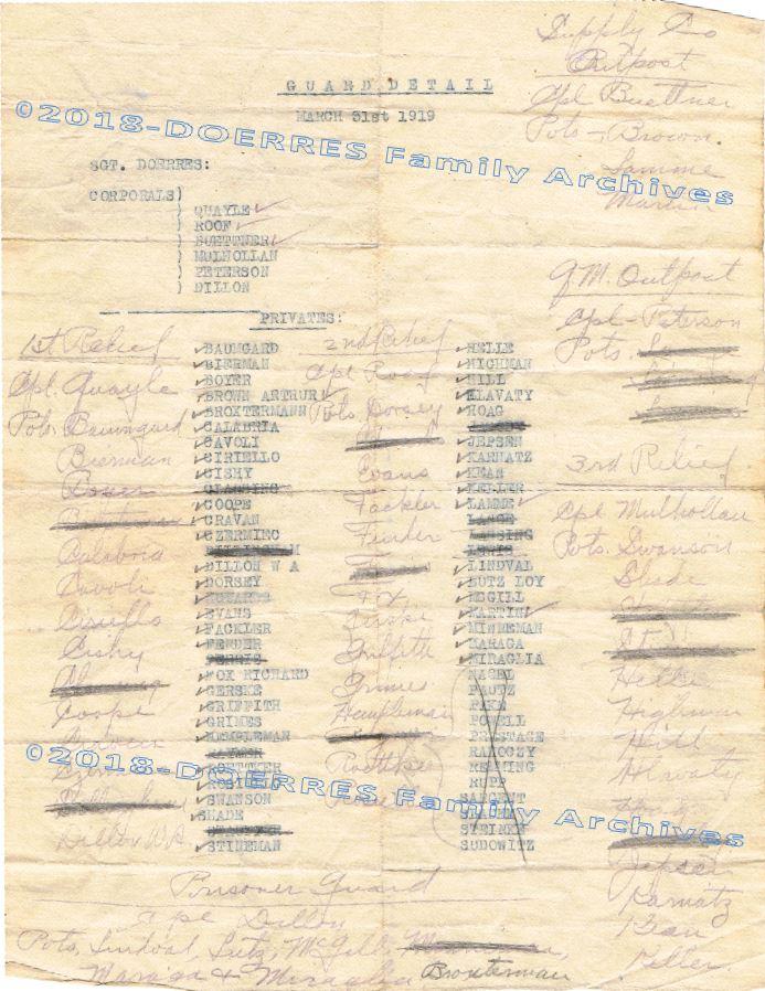 RND GUARD DETAIL MARCH31st1919comp