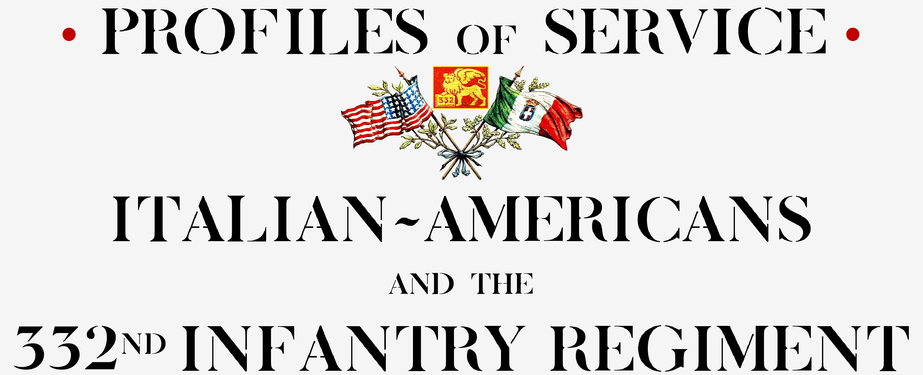 332nd Italian American header 06June2018