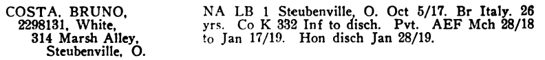 COSTA 332 OhioSoldiers v4p3389 Br Italy