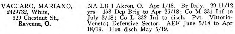 VACCARO 332 OhioSoldiers v18p17752 Br Italy