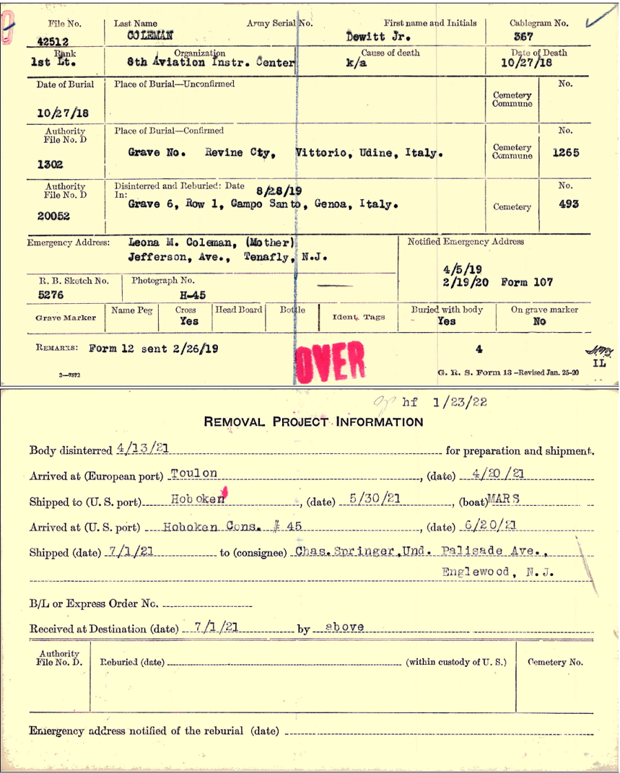 COLEMAN burial record3
