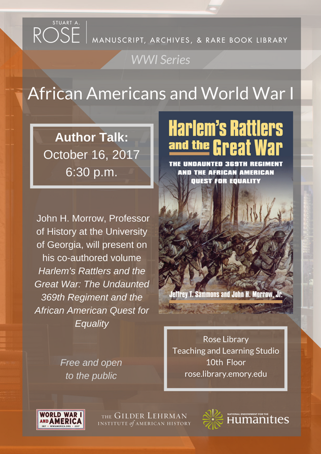 A Question of Manhood African Americans and WW1 Poster