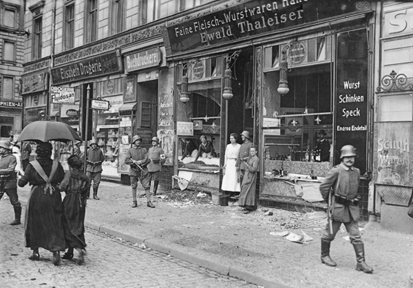 German delicatessan looted 1918 Imperial War Museum