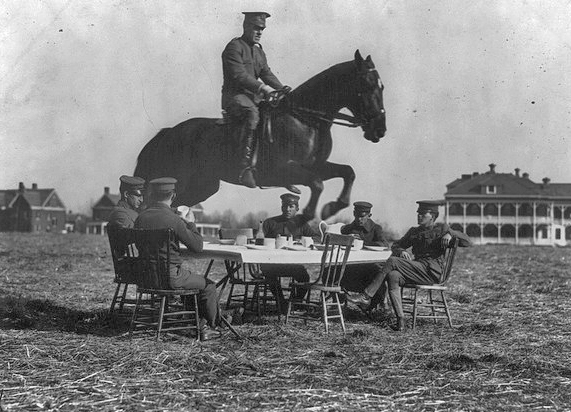 jumping picnic table ft riley