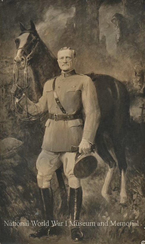 General Pershing painting by Douglas Volk wwimus