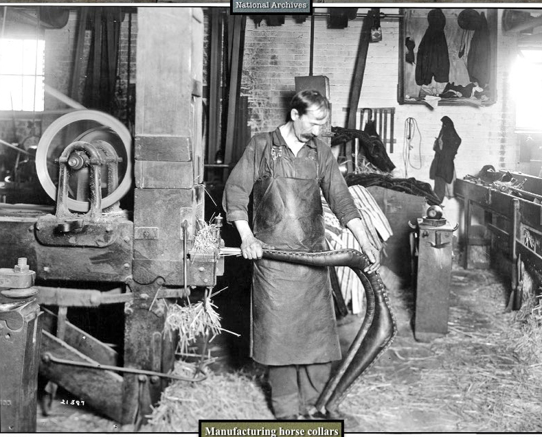 manufacturing horse collars