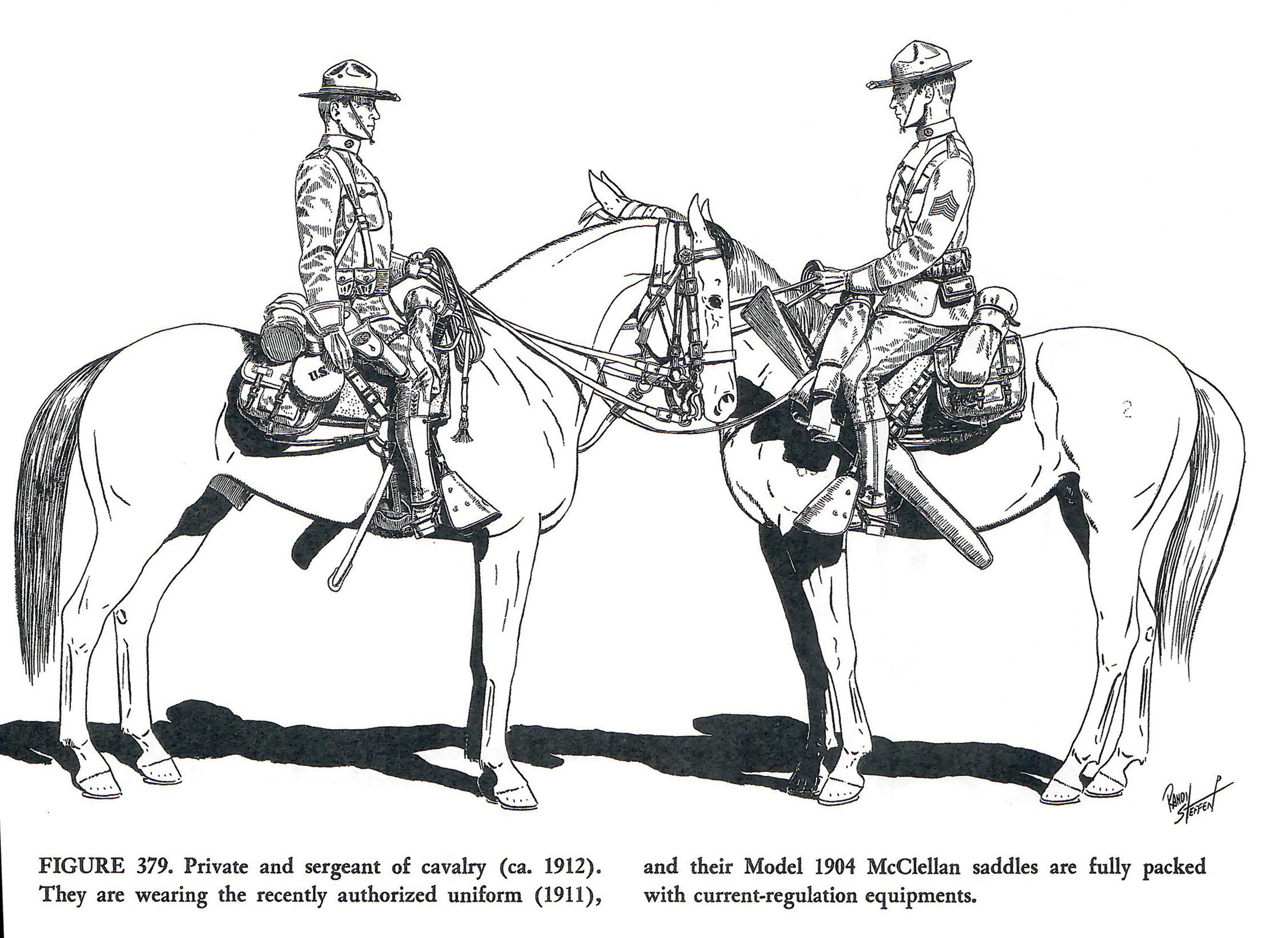tack troopers outfitted for France