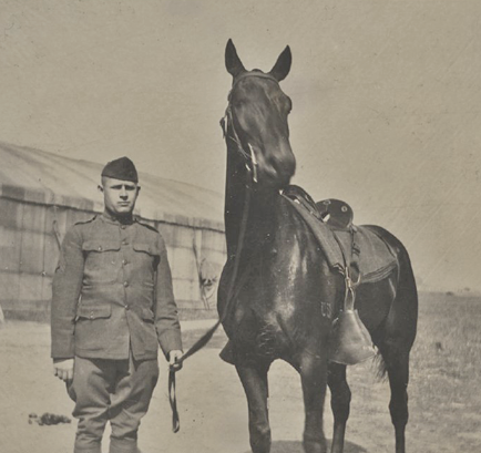 spike and SGT ralph blacketer QMC ww1mus