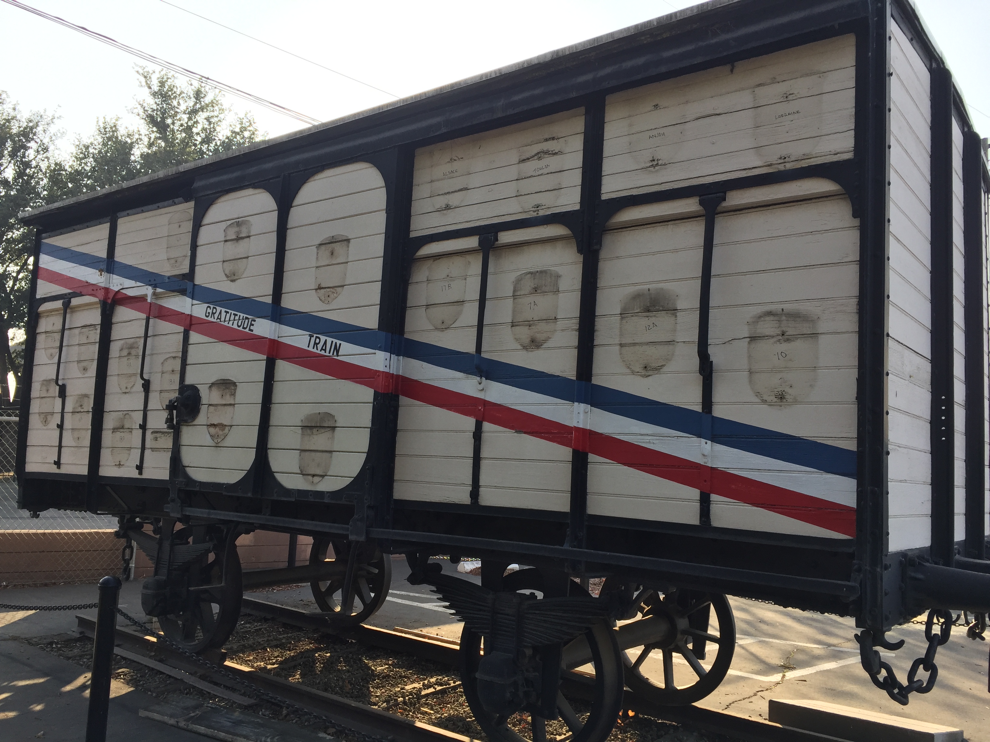 fresno 40and8 boxcar diagonal view with missing shields