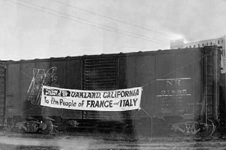 friendship train state california oakland car