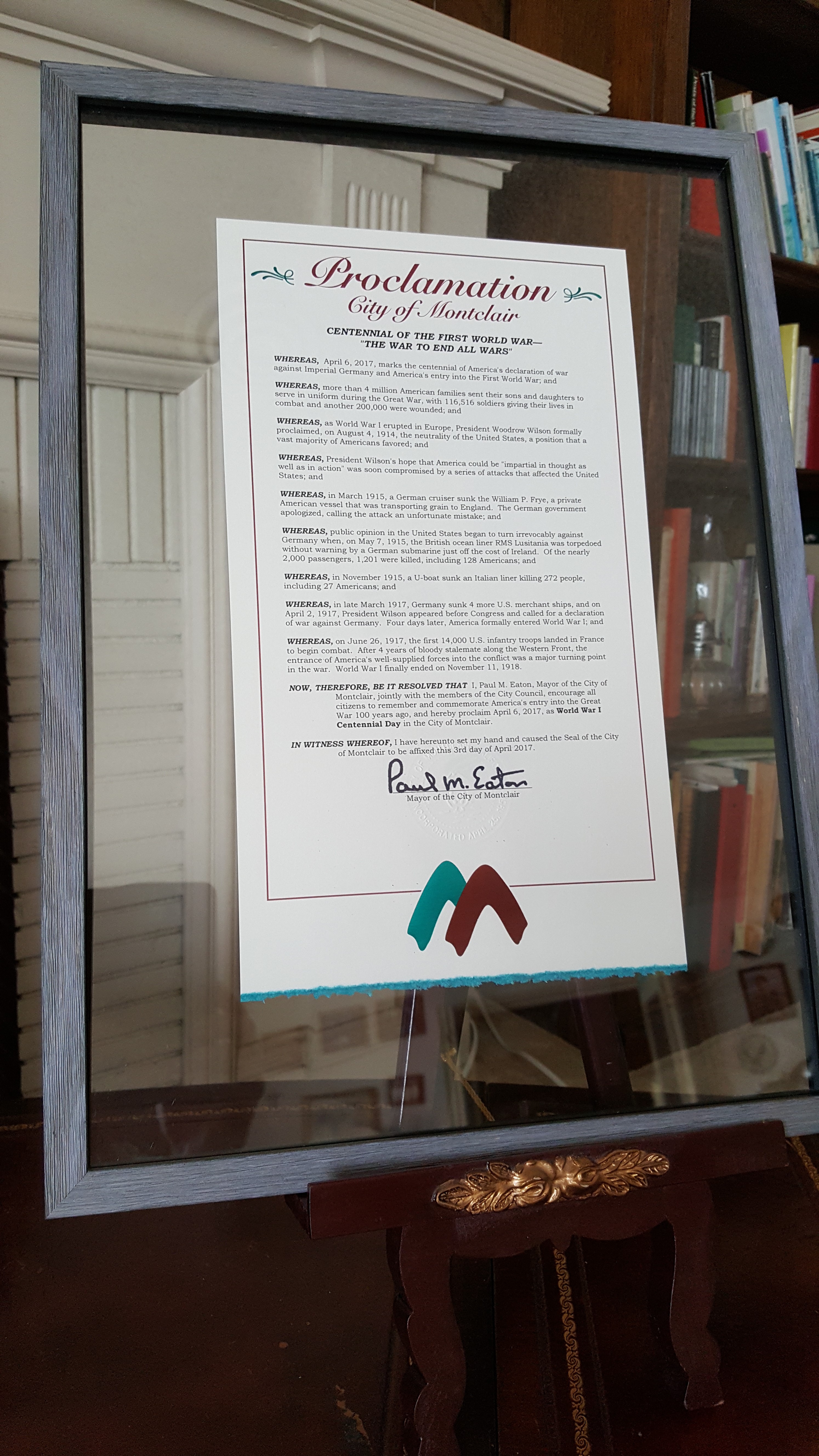 Montclair Proclamation