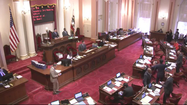 floor of calif senate hearing arc114 read