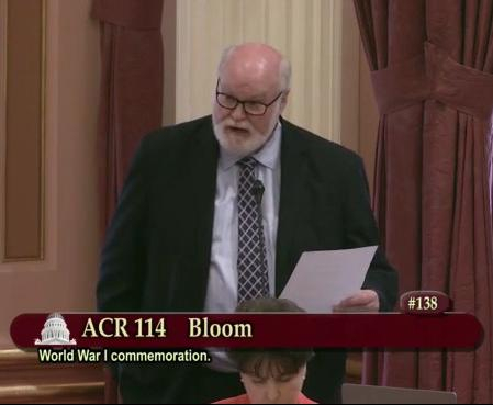 sen jim beall reads acr114
