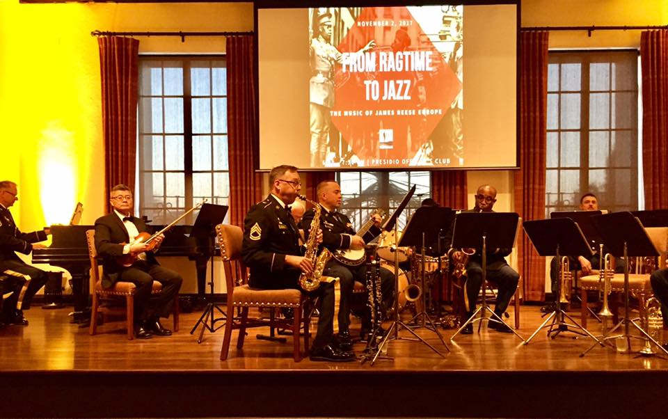 40th Infantry Division Band at the San Fransisco Presidio Officers Club on November 2, 2017