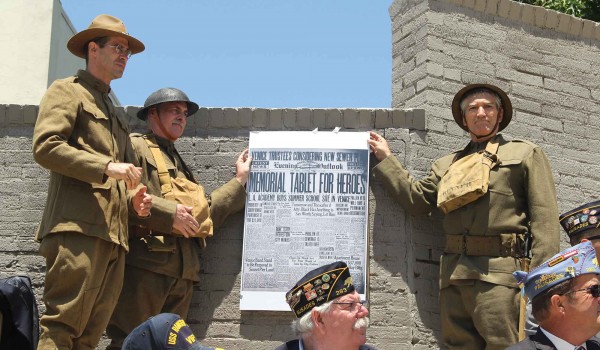 santa monica ww1 monument rededication 2017