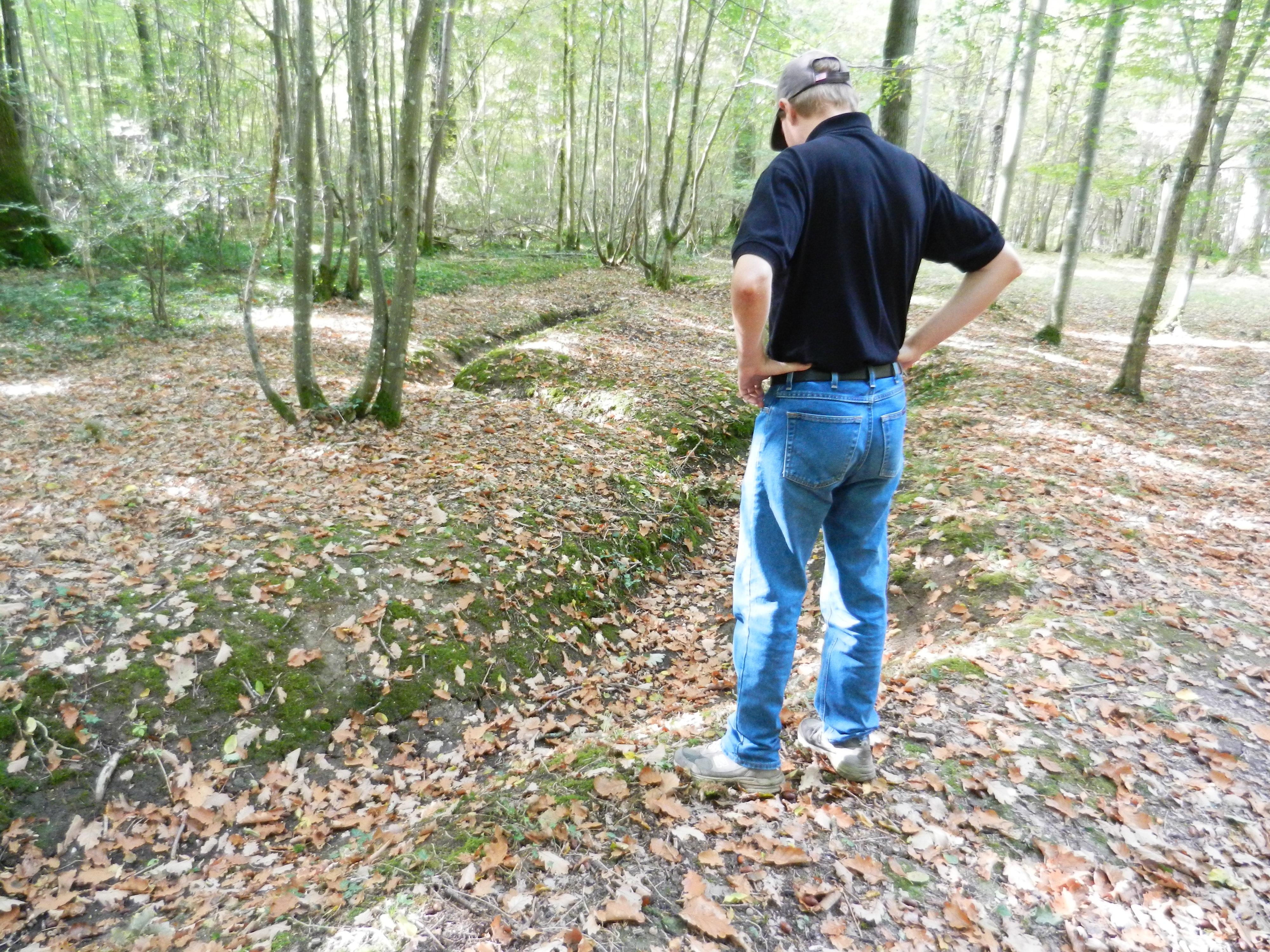 10 12 trench indentations at belleau wood