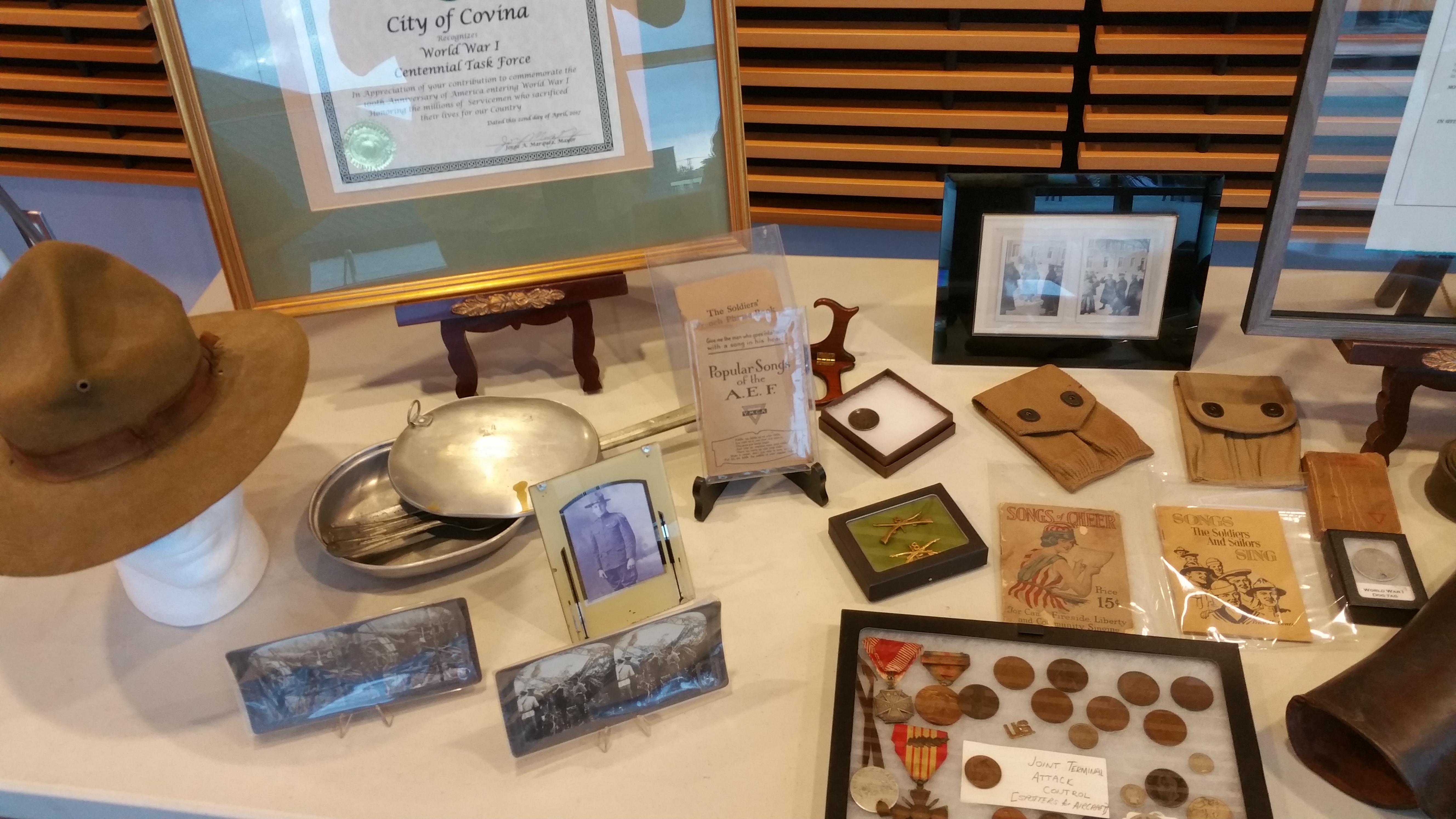 springsation 2017 cal ww1 cent task force display table 1
