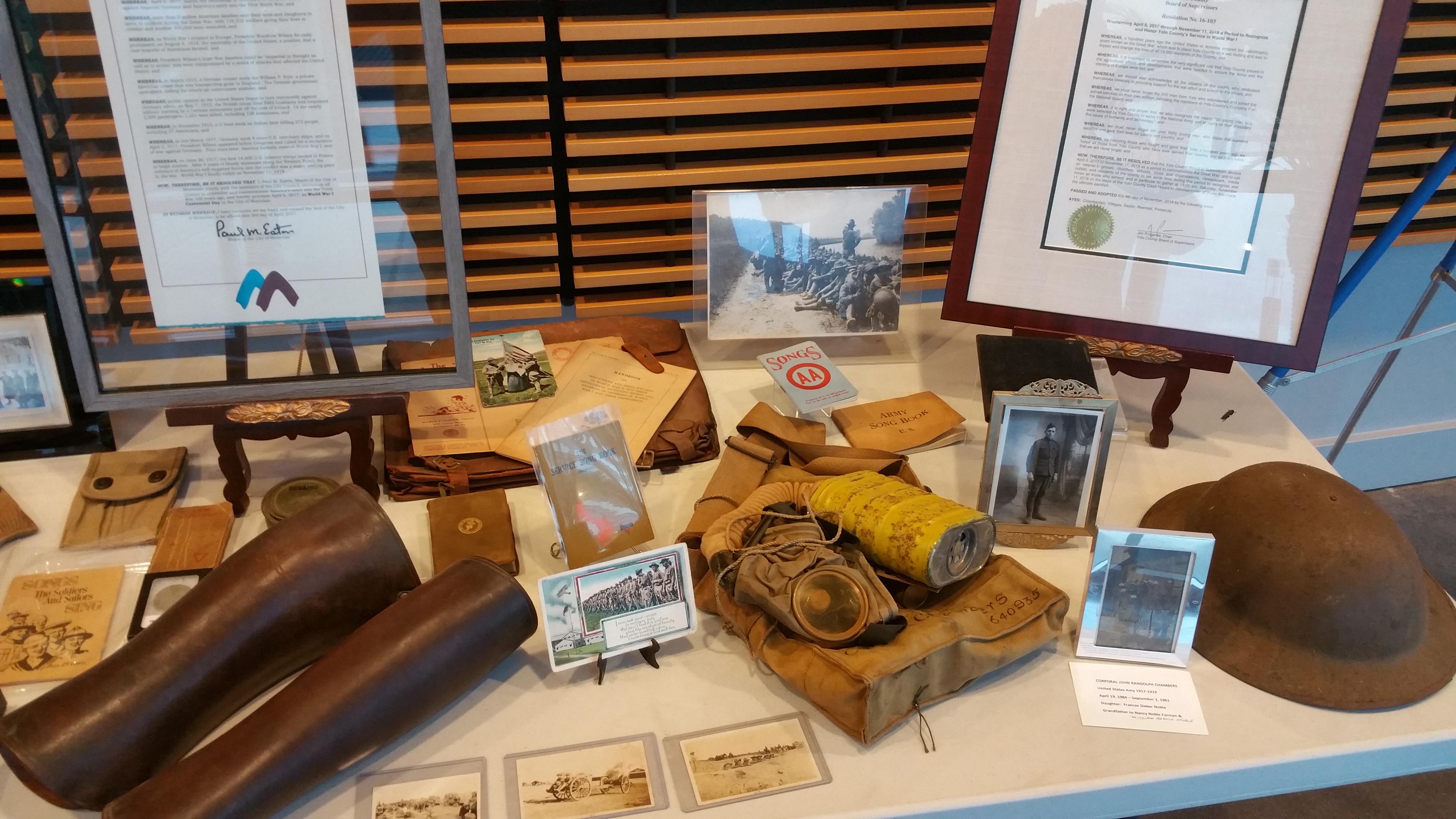 springsation 2017 cal ww1 cent task force display table 2