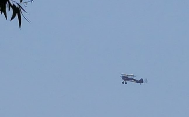 coming around the strearman at a distance result