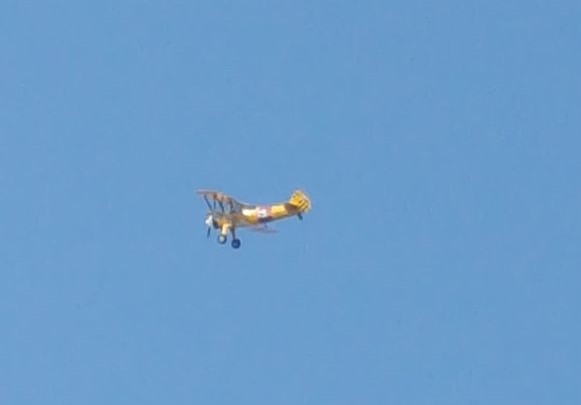 waving to us below result