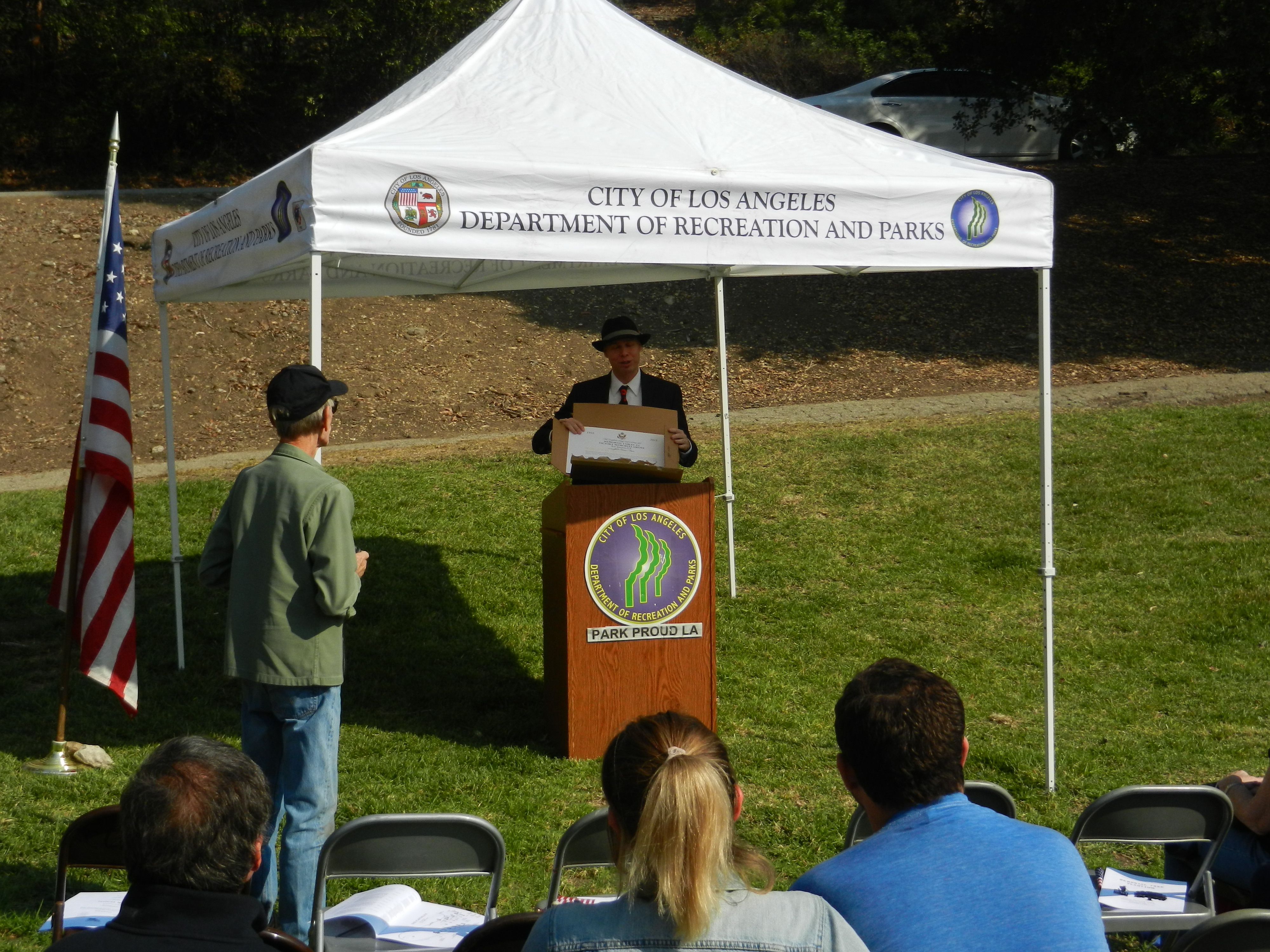 courtland jindra holds the 100cities 100memorials certificate