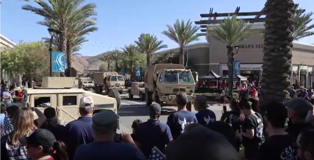 awog 2018 mil vehicles on parade