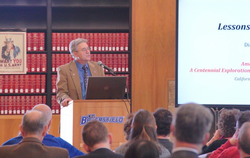 co director bill betten  talks  about the efforts  to  place  a ww1 monument in washington dc photo courtesy phi