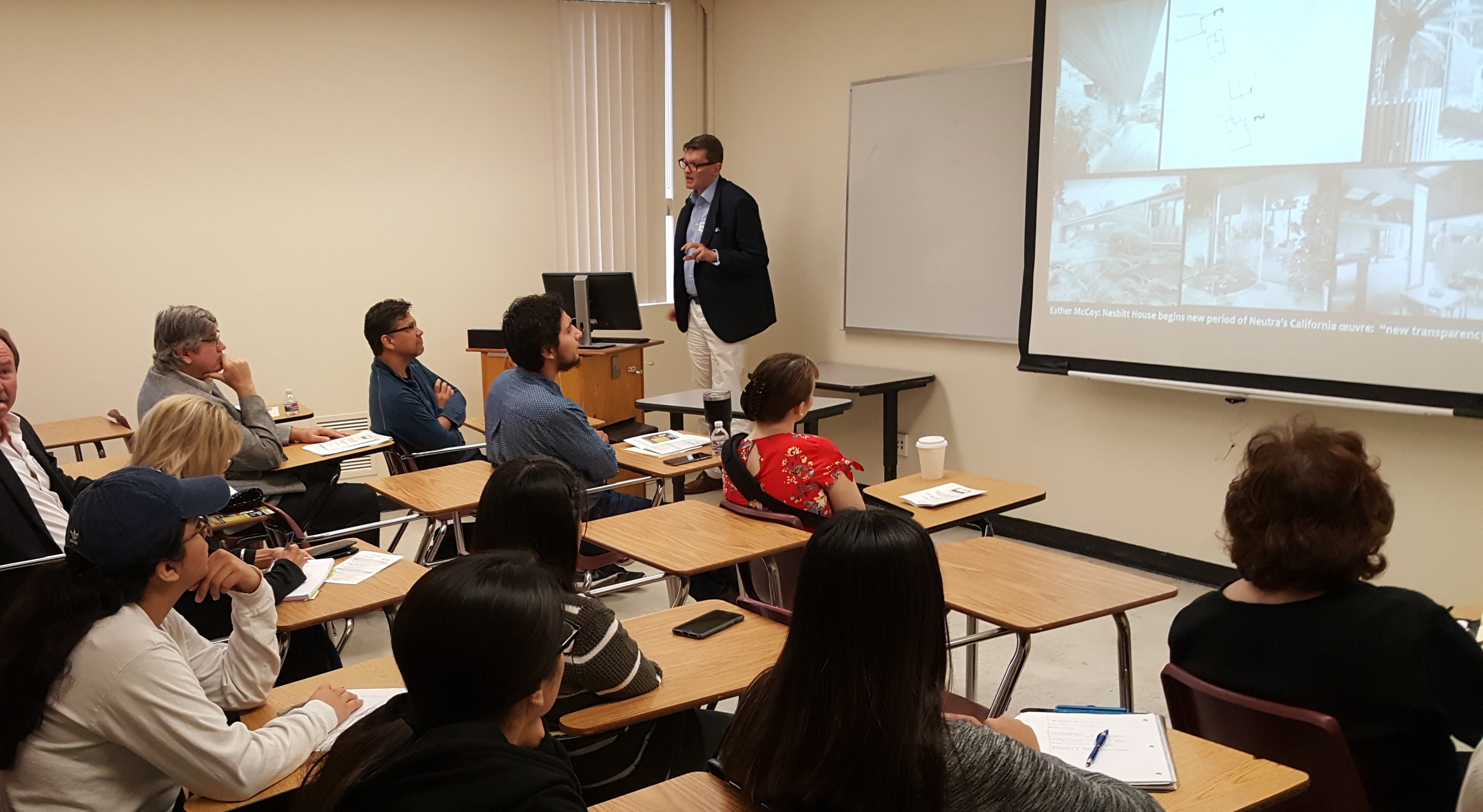 prof volker welter speaks at cusb ww1 conf