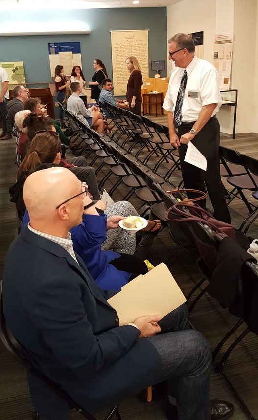 4 dr keene and kevin Ross chat with invited guests result