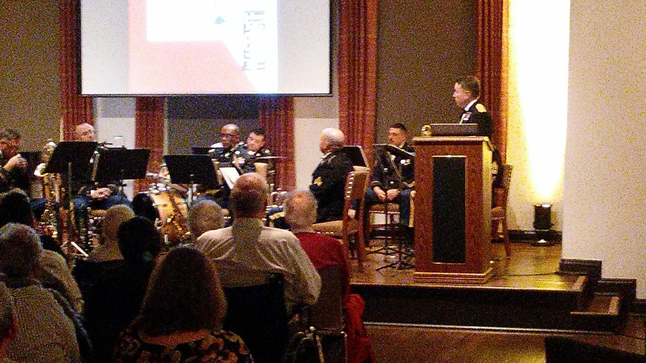 California State Military Reserve 40th Inf. Div band concert at the Presidio in San Fransisco 11-2-2017