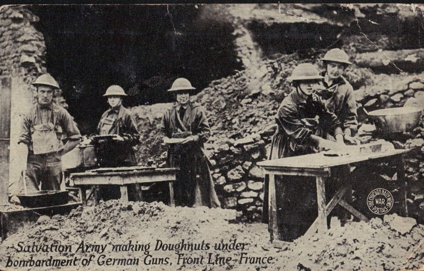 making doughnuts under fire