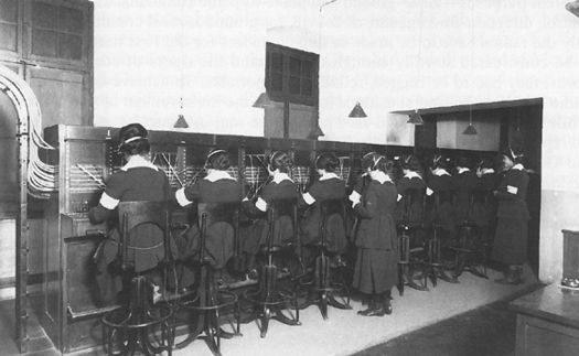 hello girls at chaumont switchboards