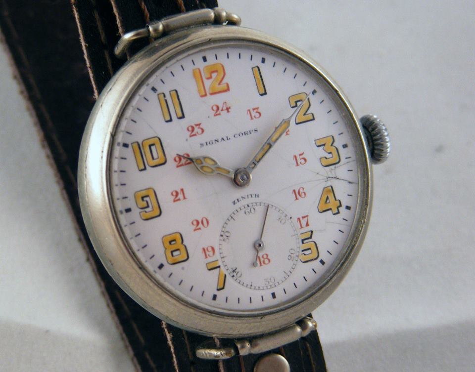 zenith ww1 wristwatch
